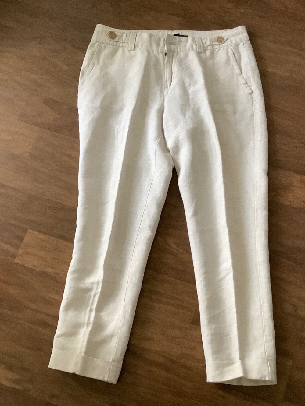 Banana Republic linen tapered pants